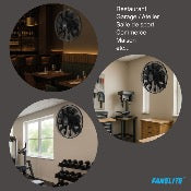 Ventilateur mural DC Pro 45cm avec télécommande - Noir