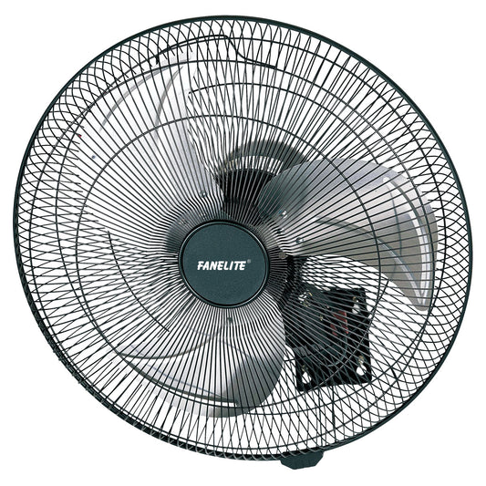 Ventilateur mural Pro 45cm avec cordons - Noir
