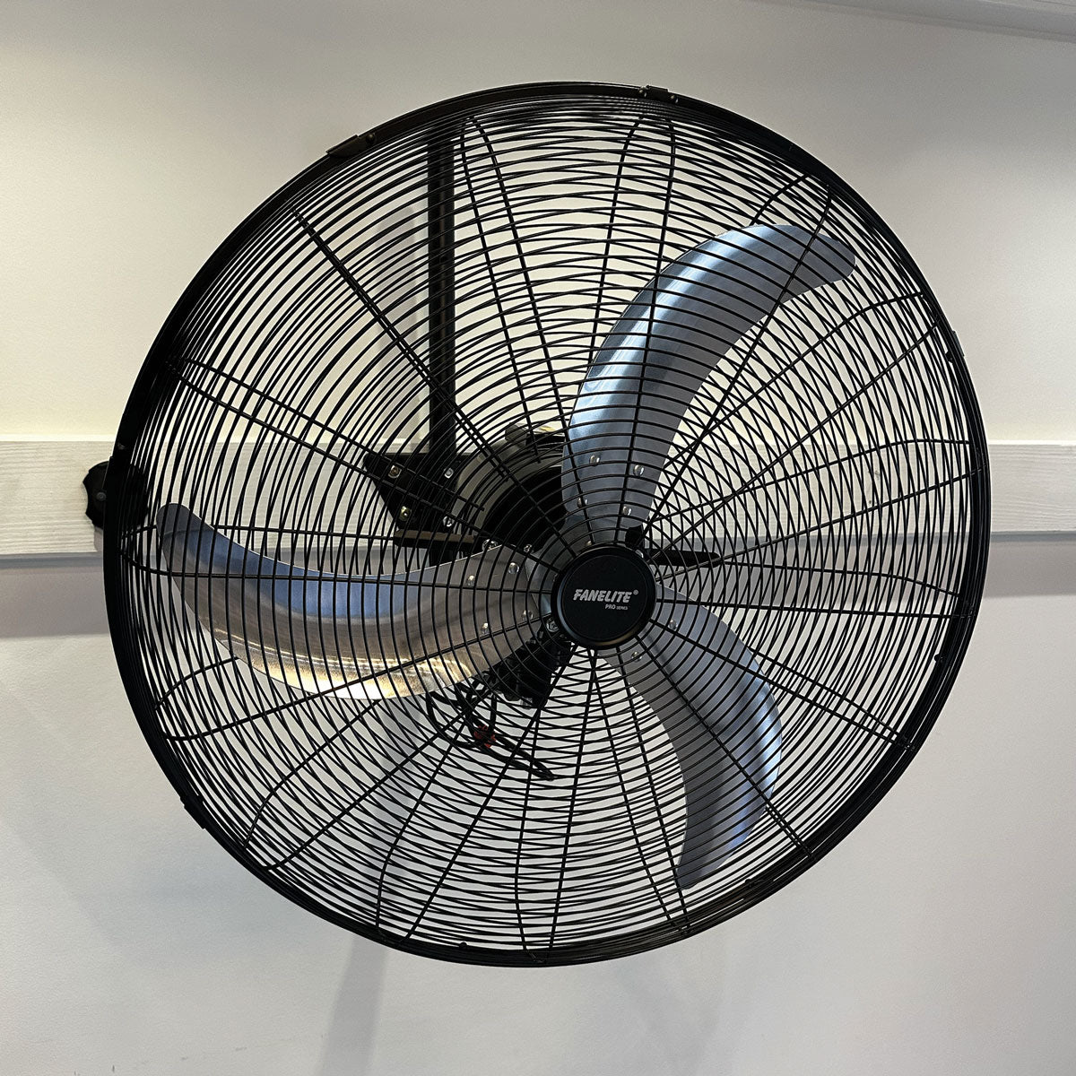 Ventilateur mural DC Pro 65cm avec télécommande - Noir