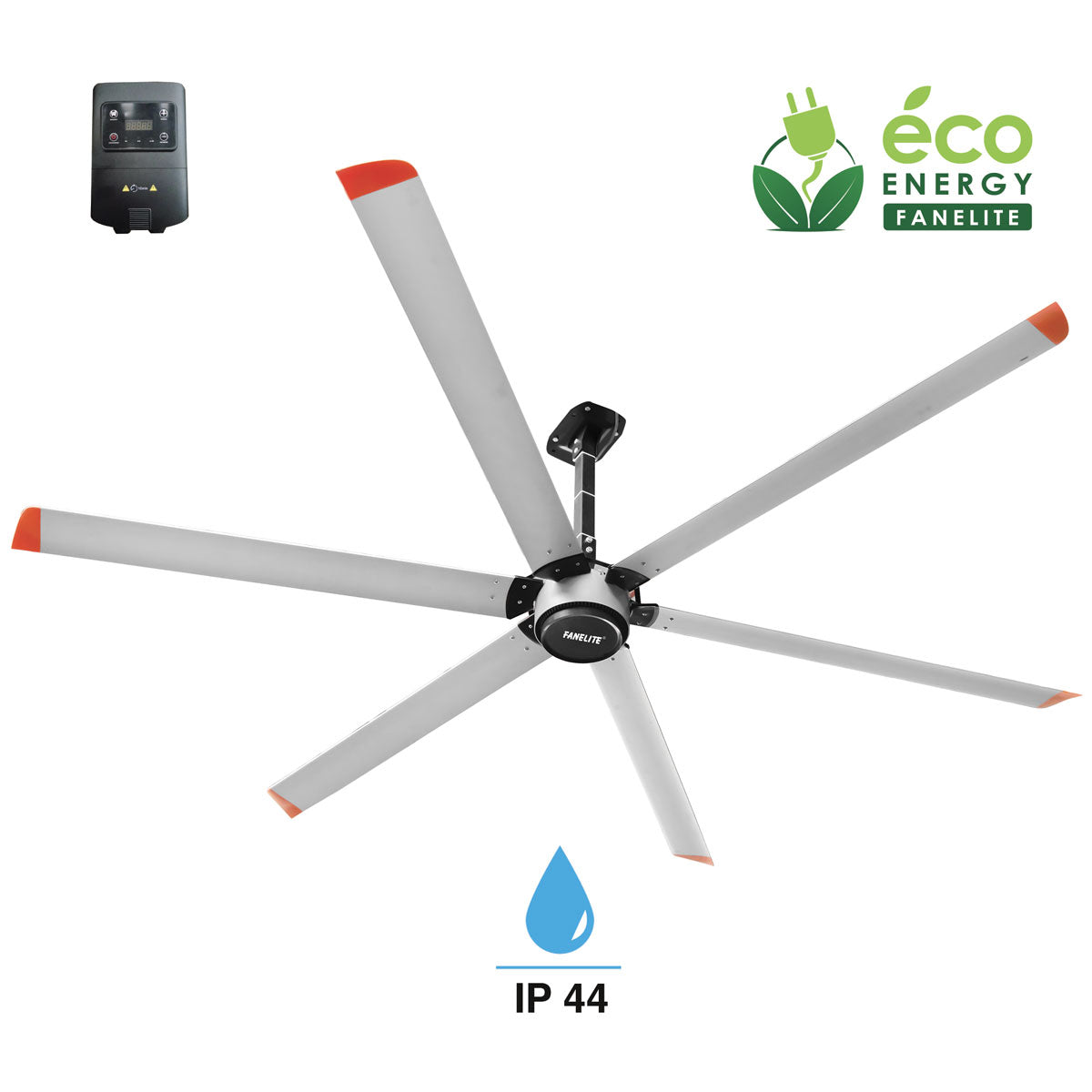BRASSEUR D’AIR PRO AVEC MOTEUR À COURANT CONTINU Diamètre : 420 cm