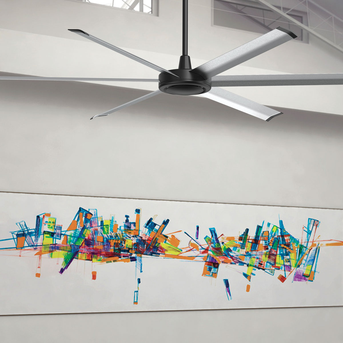 BRASSEUR D’AIR AVEC MOTEUR À COURANT CONTINU Diamètre : 254 cm