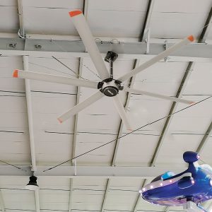 BRASSEUR D’AIR PRO AVEC MOTEUR À COURANT CONTINU Diamètre : 420 cm